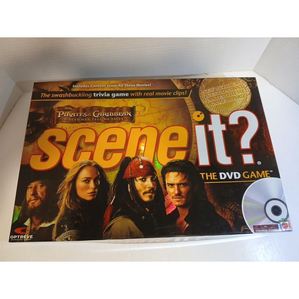 "Disney's Pirates of the Caribbean Scene It? DVD Board Game, Pre-Owned, Family